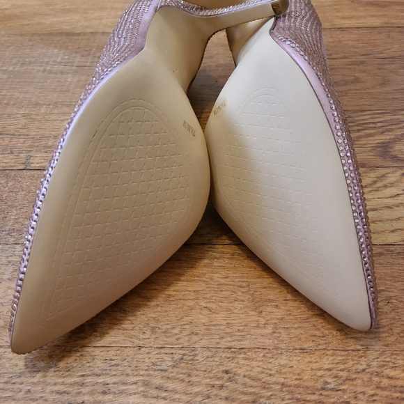 Pink Jessica Simpson Rhinestone Pumps - Picture 4 of 4